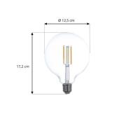 LUUMR Smart LED E27 G125 7W ZigBee Tuya Hue 3er-Set