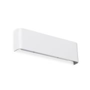 Ideal Lux LED-Wandleuchte Delta, weiß, Breite 30 cm, 3.000 K