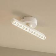 Lindby LED-Strahler Eldrin, weiß, 1-flg., Lichtpunkte