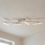 Lindby LED-Strahler Eldrin, weiß, 4-flg., Lichtpunkte