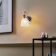 LED-Bad-Wandleuchte Cora, 1-flammig, IP44, Glas