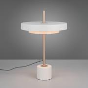 LED-Tischlampe Keaton, hellgrau, Höhe 45 cm, Metall, CCT