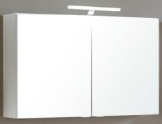 Spiegelschrank 80 inkl. LED-Aufbauleuchte Siena von Held Möbel Weiss