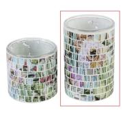 Windlicht MOSAIC 15 cm hoch von Casablanca Bunt