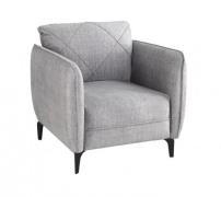 Sessel NOVARA von JOB Velour grau