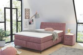 Boxspringbett GITTA von Jockenhöfer 140x200cm rosa