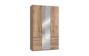 Kleiderschrank 150 cm breit mit Spiegel LEVEL36 A von WIMEX Braun