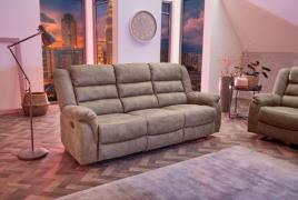 Fernsehsessel XXL 3er Sitzer CLEVELAND 3 inkl Liegefunktion Vintage Gr...