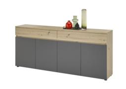 Sideboard inkl. Beleuchtung LILLE von Bega HBZ Artisan Eiche/ Anthrazi...