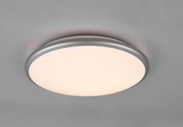 LED Deckenleuchte Ø34cm Kunststoff Titanfarbig