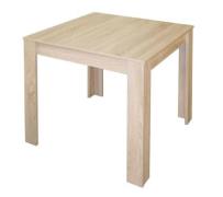 Esstisch eckig ca. 80 x 80 x 75 cm Eiche Sägerau