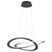 LED-Pendelleuchte Anthrazit 1 Stück Dunkelgrau Metall