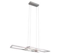 LED Pendelleuchte ca. 100 cm breit inkl. Switch Dimmer Alu Nickel 1 St...