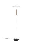LED Stehleuchte  Matt / Coffee / Glas Opal Weiß 1 Stück Metall / Glas ...