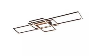 LED-Deckenleuchte ca. 105 cm breit Anthrazit 1 Stück Metall Dunkelgrau