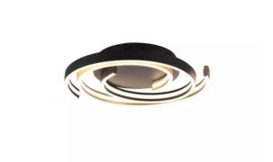 LED-Deckenleuchte inkl. Switch Dimmer Schwarz / Messing 1 Stück Metall...