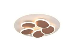 LED Deckenleuchte inkl. Nachtlicht Warm Grey / Coffee 1 Stück Metall H...