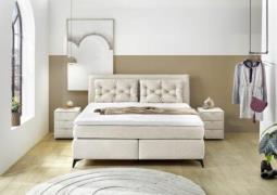 Boxspringbett 180x200 Bonell-Federkernpolsterung inkl. PU-Schaum-Toppe...