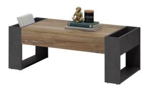 Couchtisch inkl. Ablagefächern Oak / Matera