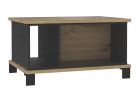 Couchtisch TRONDHEIM von Forte Artisan Eiche / Schwarz Eiche