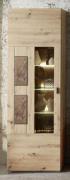 Vitrine 1-trg 65cm MADERA von Wohn-Concept Artisan Eiche / Hirnholz