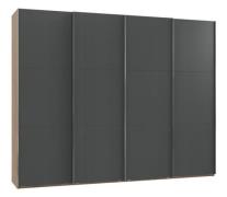Schwebetürenschrank 4trg inkl. Syncro-Technik LEVEL36 A von WIMEX Grau