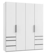 Kleiderschrank 200 cm breit LEVEL36 A von WIMEX Weiß