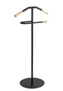 Herrendiener ca. 50x105x34 cm Schwarz / Natur