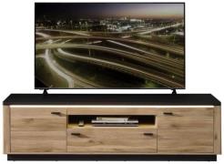 TV-Lowboard inkl. Beleuchtung ca. 199x55x48 cm Mauvella Oak / Carbon E...