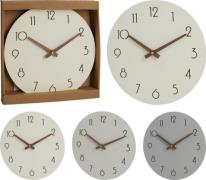 WANDUHR MDF 1 Stück 3 Sorten unsortiert Hellgrau / Beige / Grau