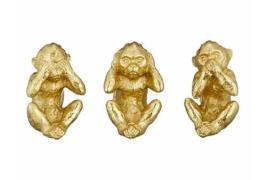 Deko-Figur 1 Stück ca. 6x10x6 cm  Gold