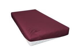 Spannbetttuch ca. 190x200 cm bordeaux Jersey