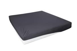Spannbetttuch ca. 190x200 cm anthrazit Elastan-Jersey