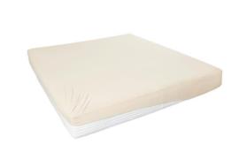 Spannbetttuch ca. 150x200 cm ecru Elastan-Jersey