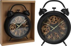 WANDUHR RÖMISCHE ZIFFERN 1 Stück Polypropylene Schwarz, Braun