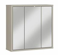 Bad-Spiegelschrank 3-türig Taupe