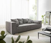 Big-Sofa Marlen 300x140 cm Hellgrau Couch