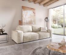 Big-Sofa Lanzo L 260x110 cm Cord Beige