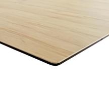 Esstisch Edge 180-220x100 Keramik Laminam® Sabbia Eichefarbig Kreuzges...