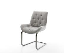 Freischwinger Taimi-Flex Strukturstoff Soft Grau Freischwinger flach G...