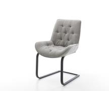 Freischwinger Taimi-Flex Strukturstoff Soft Grau Freischwinger flach S...