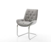 Freischwinger Taimi-Flex Strukturstoff Soft Grau Freischwinger flach E...