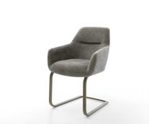 Freischwinger Pejo-Flex Bouclé Soft Schlamm Freischwinger flach Effekt...