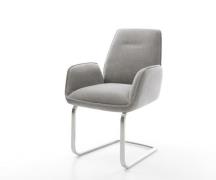 Freischwinger Zoa-Flex Strukturstoff Soft Grau Freischwinger flach Ede...