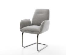 Freischwinger Zoa-Flex Strukturstoff Soft Grau Freischwinger flach Gra...