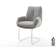 Freischwinger Clea-Flex Strukturstoff Soft Grau Freischwinger flach We...