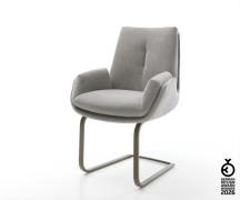 Freischwinger Clea-Flex Strukturstoff Soft Grau Freischwinger flach Ef...