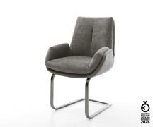 Freischwinger Clea-Flex Bouclé Soft Schlamm Freischwinger flach Graphi...