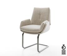 Freischwinger Clea-Flex Webstoff Soft Beige Freischwinger flach Graphi...