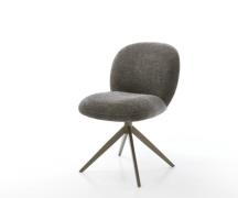 Drehstuhl Nube-Flex Bouclé Soft Schlamm Kreuzgestell breit Effektfinis...